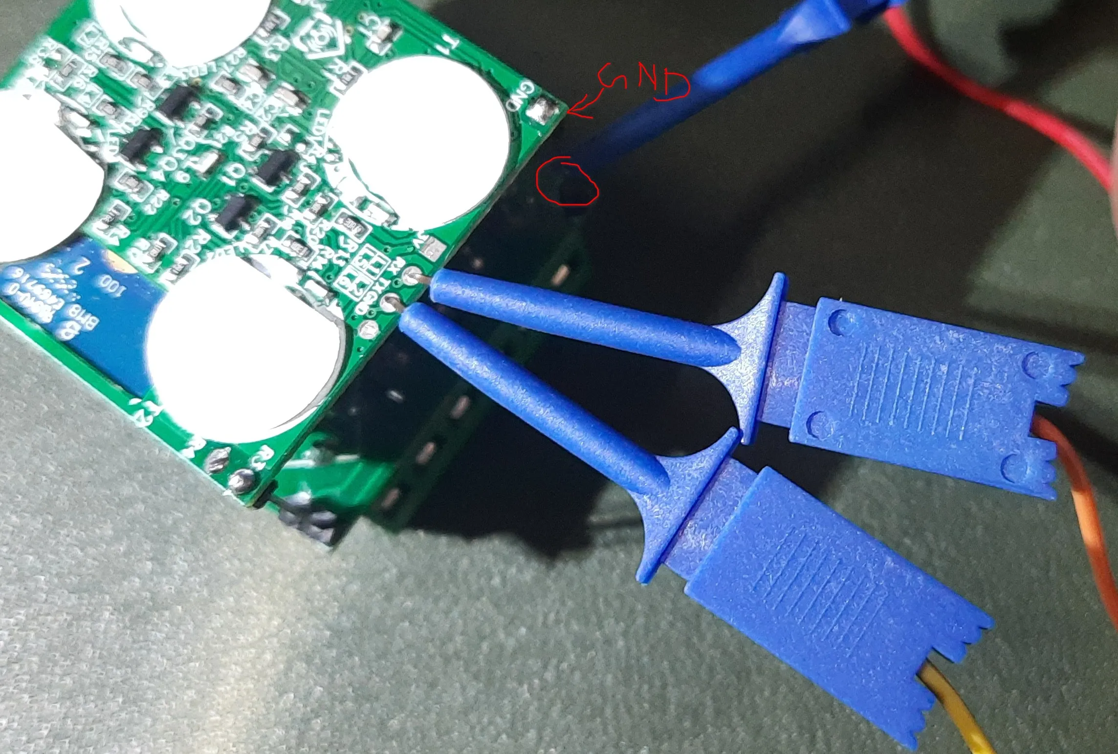 connection to pads